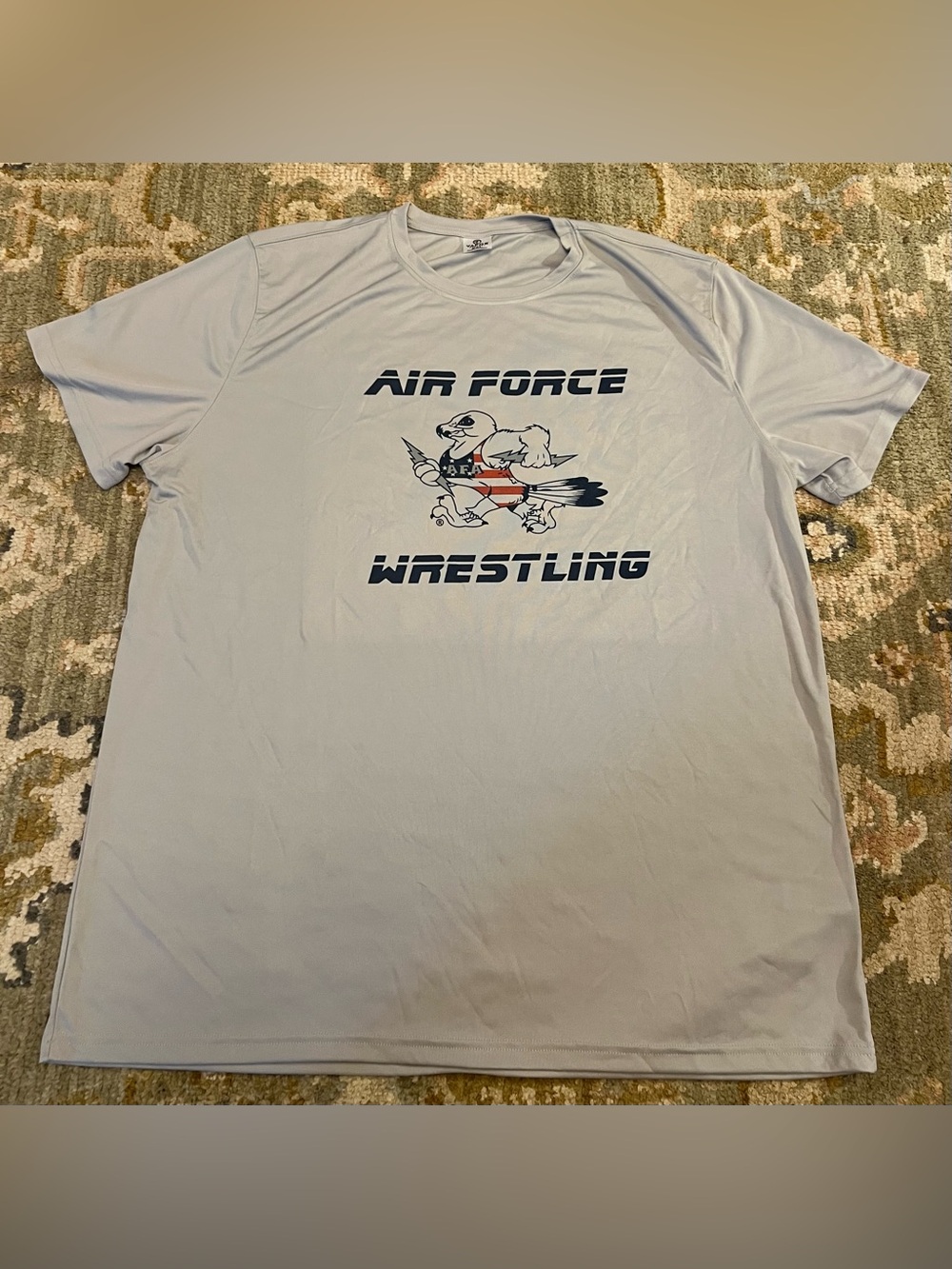 Air Force Falcons Wrestling Vapor Shirt Men’s Size 2XL Color Grey
